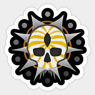 Skull Design Sticker